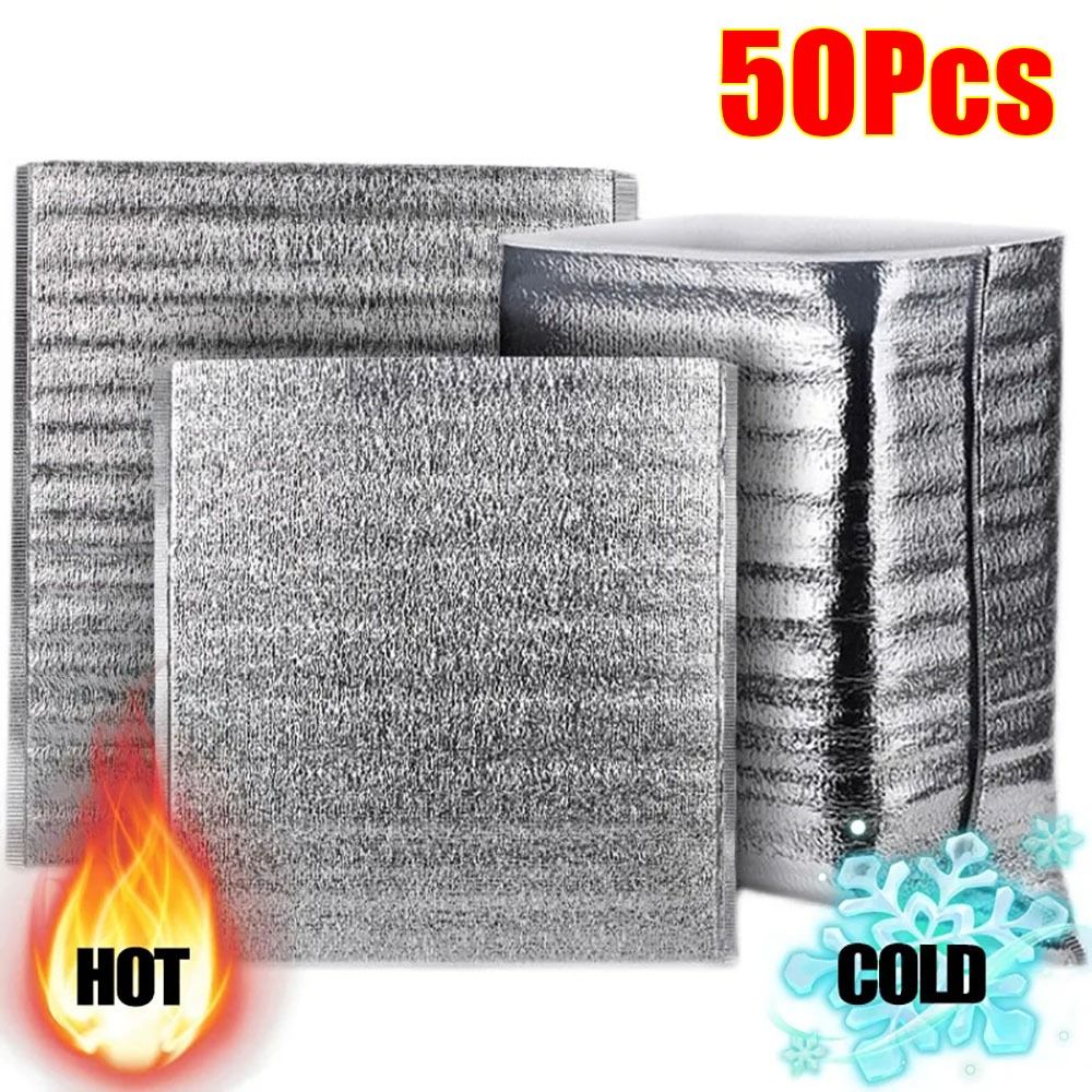 Food Snacks Delivery - Aluminium Foil tas pendingin insulasi lipat