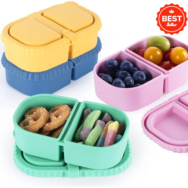 Food Snacks For Picnic - Wadah Camilan Silikon Dapat Digunakan Kembali