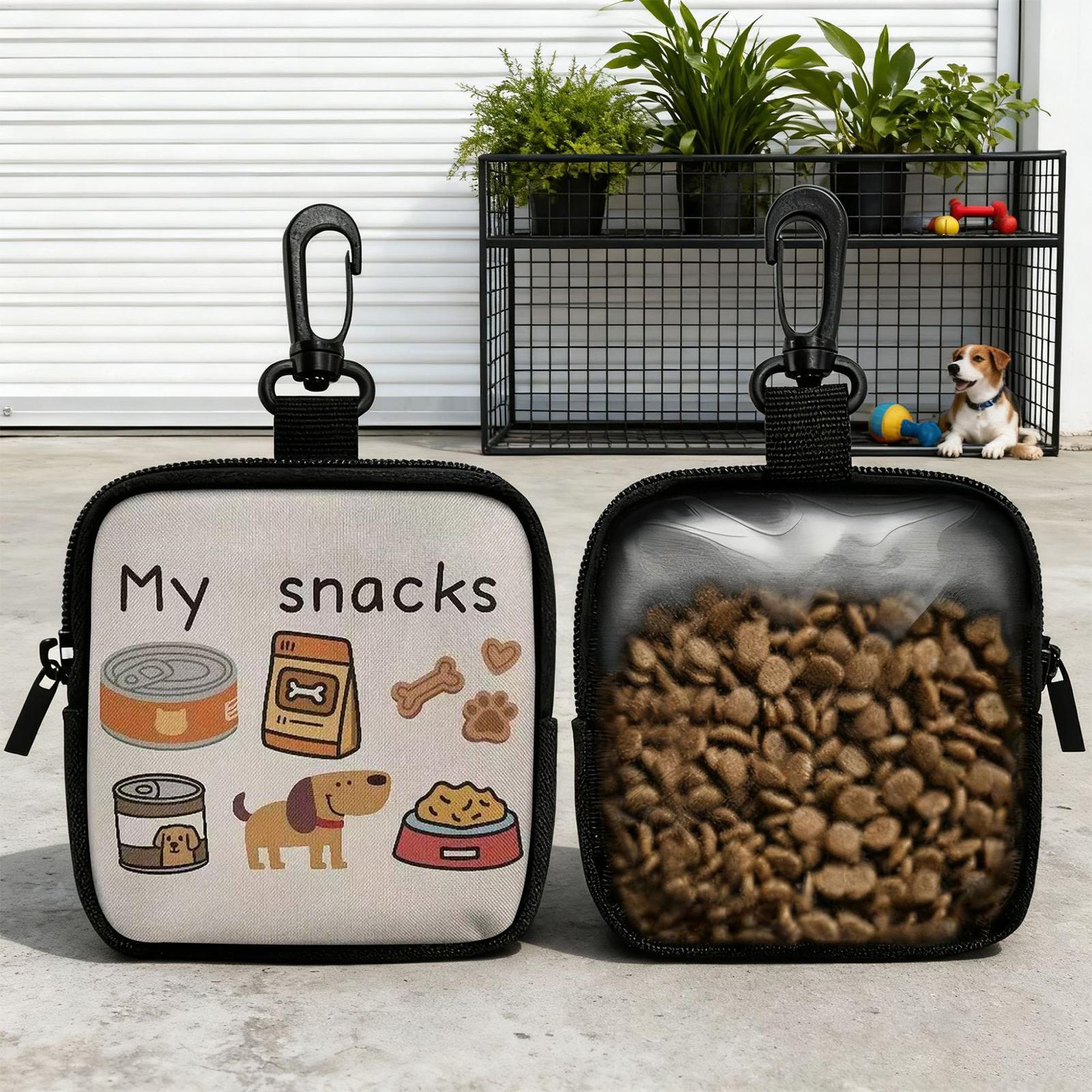 Food Snacks For Hiking - Kantong Camilan Anjing Dispenser Penyimpanan Makanan