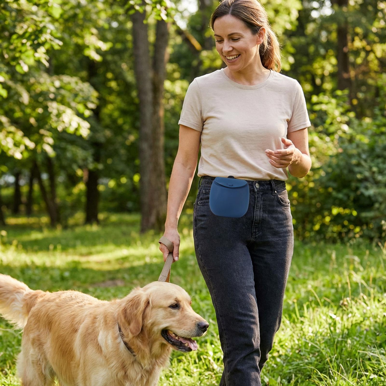 Food Snacks For Hiking - Tas Pelatihan Anjing dari Silikon, Tempat