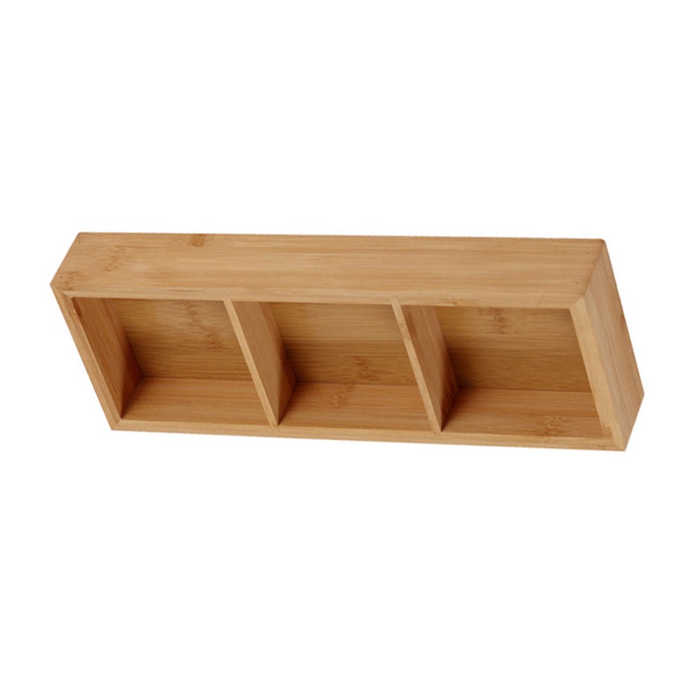 Food Snacks Options - Nampan Sajian Bambu Terpisah Bebas Serpihan,