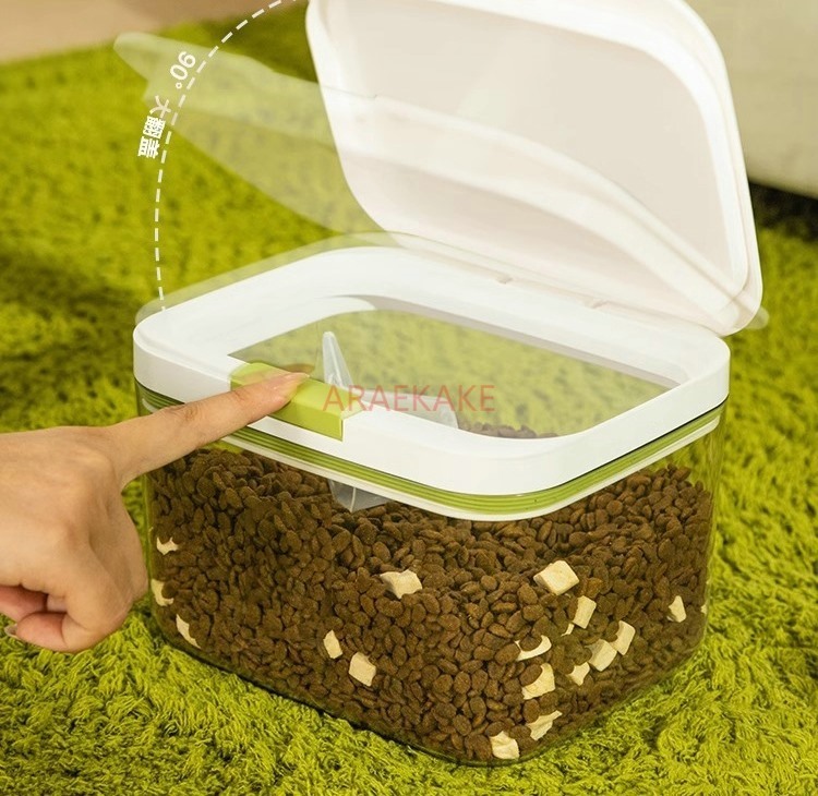 Dry Food Snacks - Ember penyimpanan makanan kucing, ember tertutup