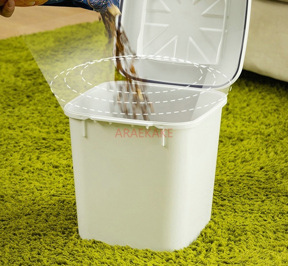Tempat makanan kucing, penyimp - Dry Food Snacks ulasan dan harga