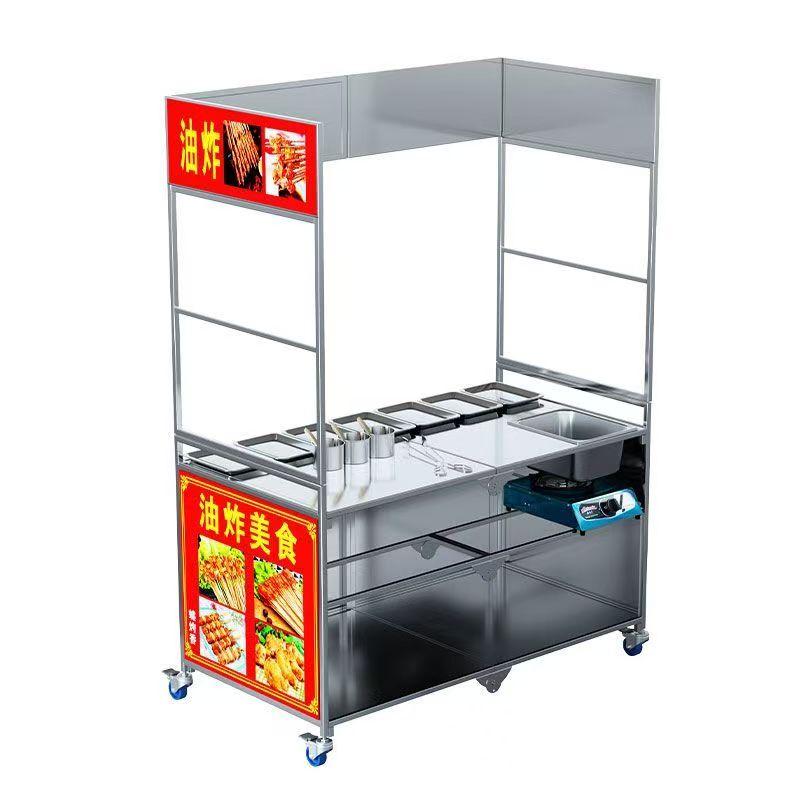 Gerobak Pengantar Lipat Kustom - Food Snacks Delivery ulasan dan harga