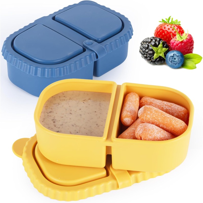 Wadah Camilan Silikon Dapat Di - Food Snacks For Picnic ulasan dan harga