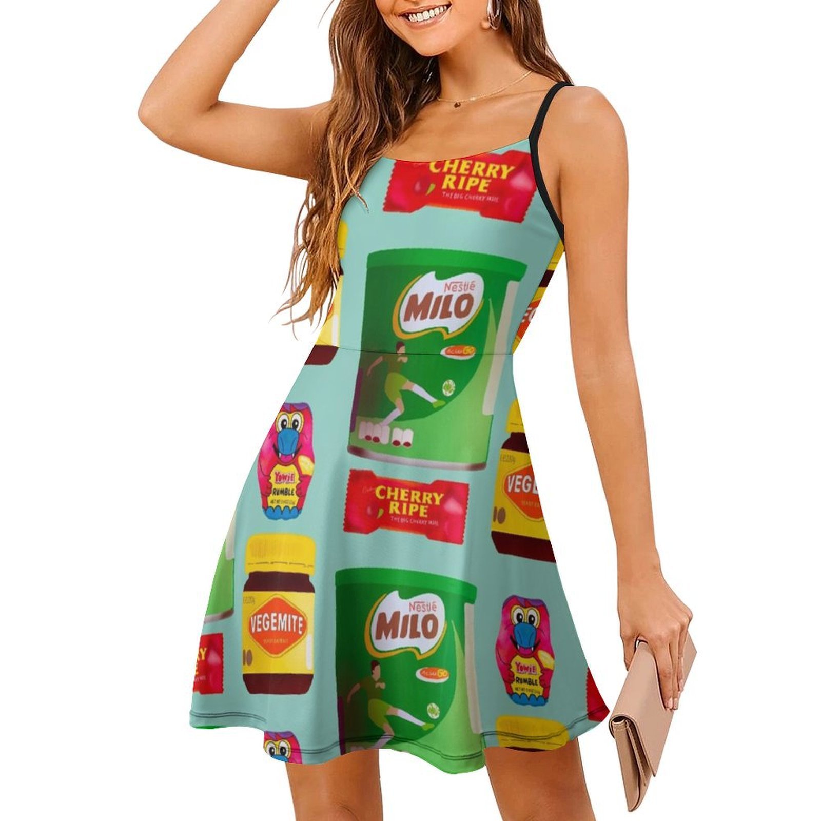 Gaun Bohemian Vintage Gaya Aus - Food Snacks Options ulasan dan harga