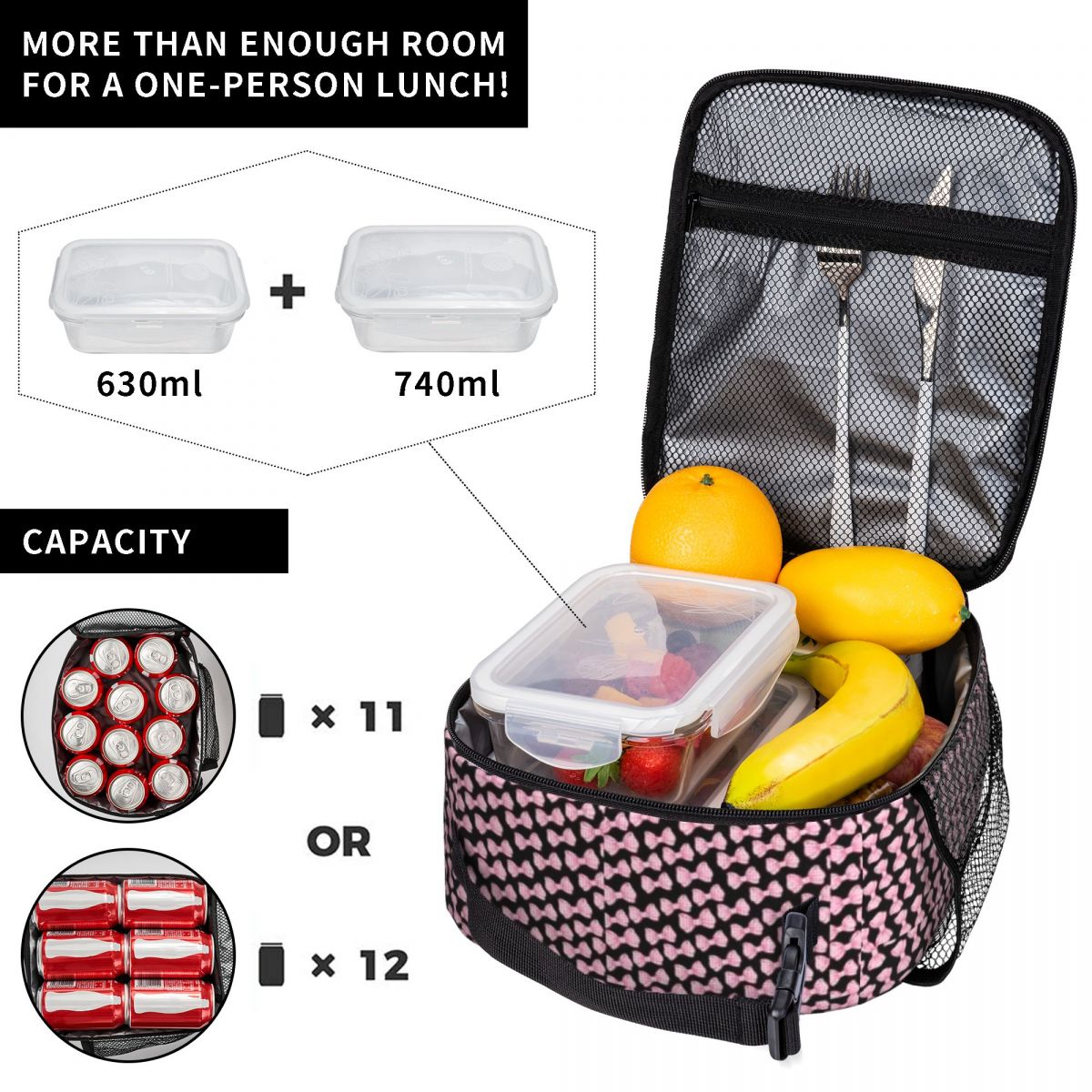 Tas Makanan Terlaris Motif Pit - Food Snacks For Hiking ulasan dan harga