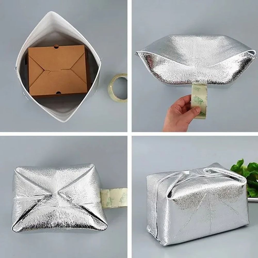 50 Buah/Pak Tas Aluminium Foil - Food Snacks Delivery ulasan dan harga
