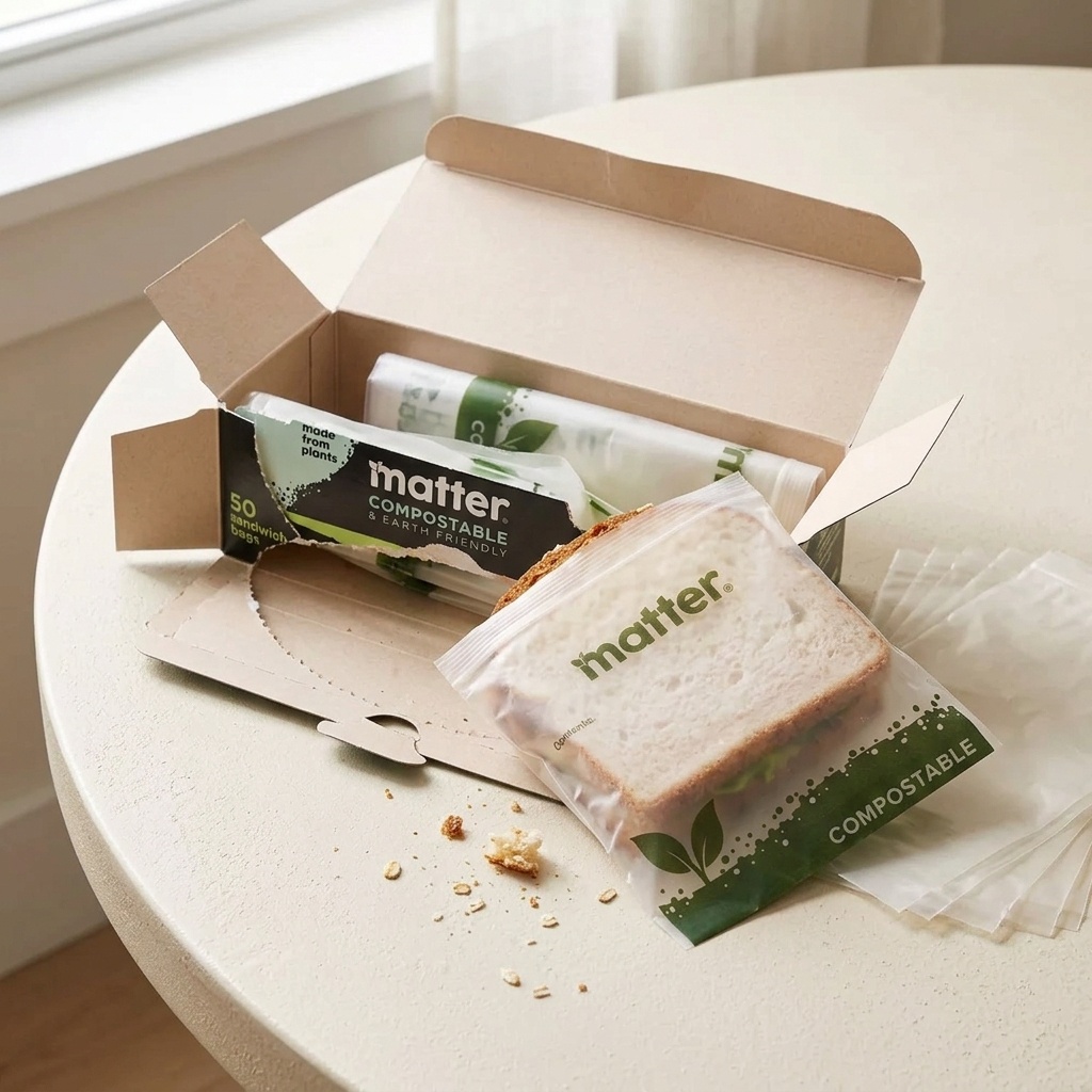 50 Kantong Sandwich Komposabel - Food Snacks For Picnic ulasan dan harga