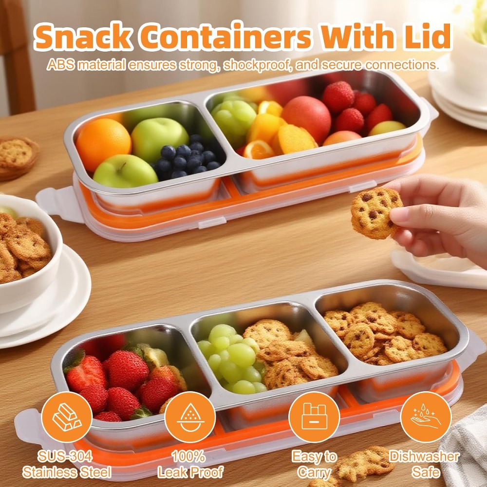 Wadah Makanan Ringan dari Baja - Food Snacks For Picnic ulasan dan harga