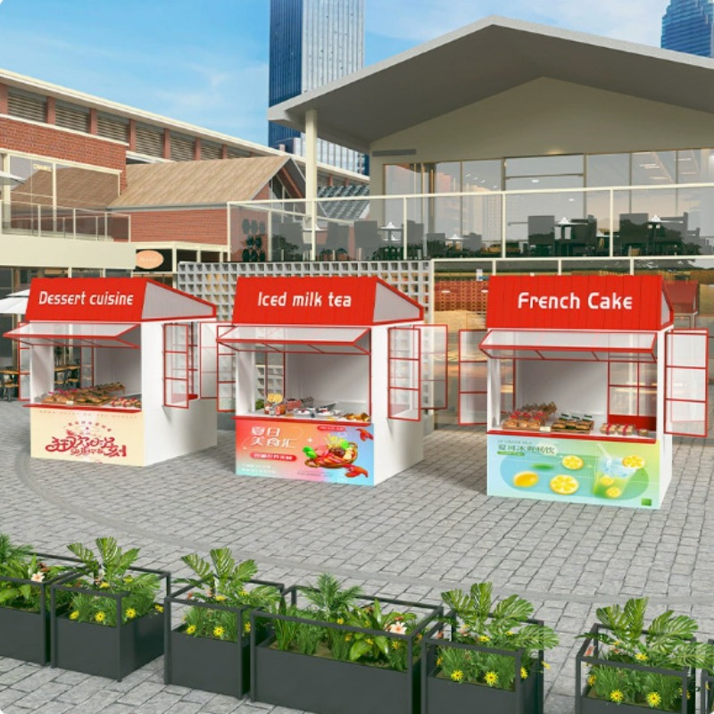 Stan pajangan mobile pemandang - Food Good Snacks ulasan dan harga