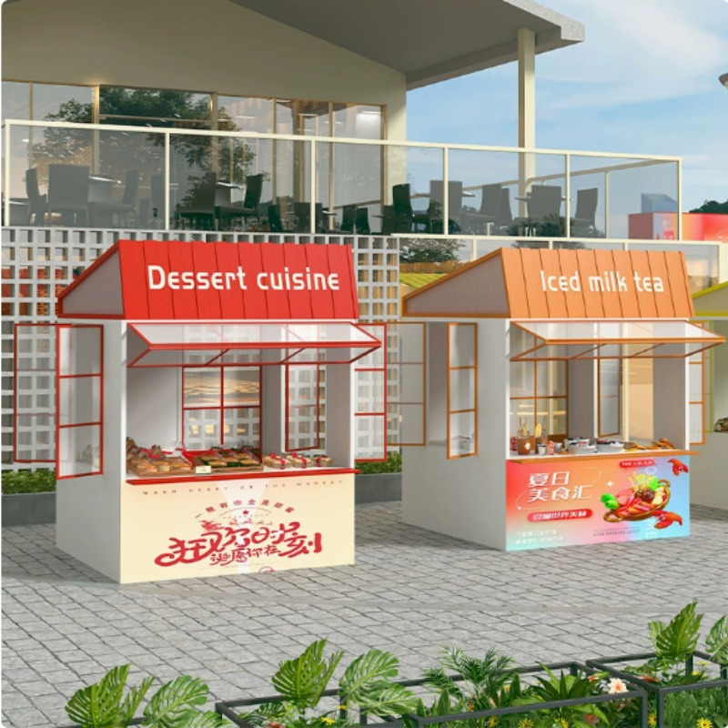 Stan pajangan mobile pemandang - Food Good Snacks ulasan dan harga