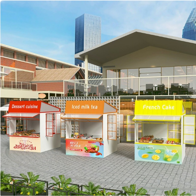 Stan pajangan mobile pemandang - Food Good Snacks ulasan dan harga
