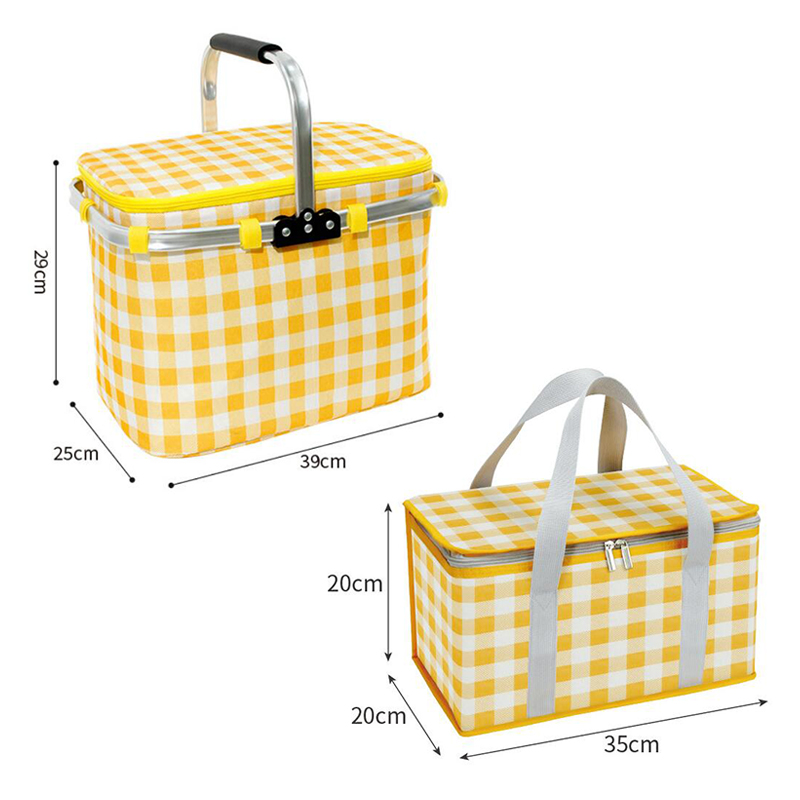 Tas makan siang Pastoral Retro - Food Snacks For Picnic ulasan dan harga