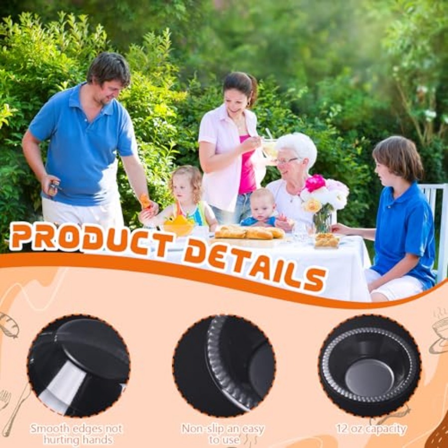 30 Pak Mangkuk Plastik Sekali  - Food Snacks For Picnic ulasan dan harga