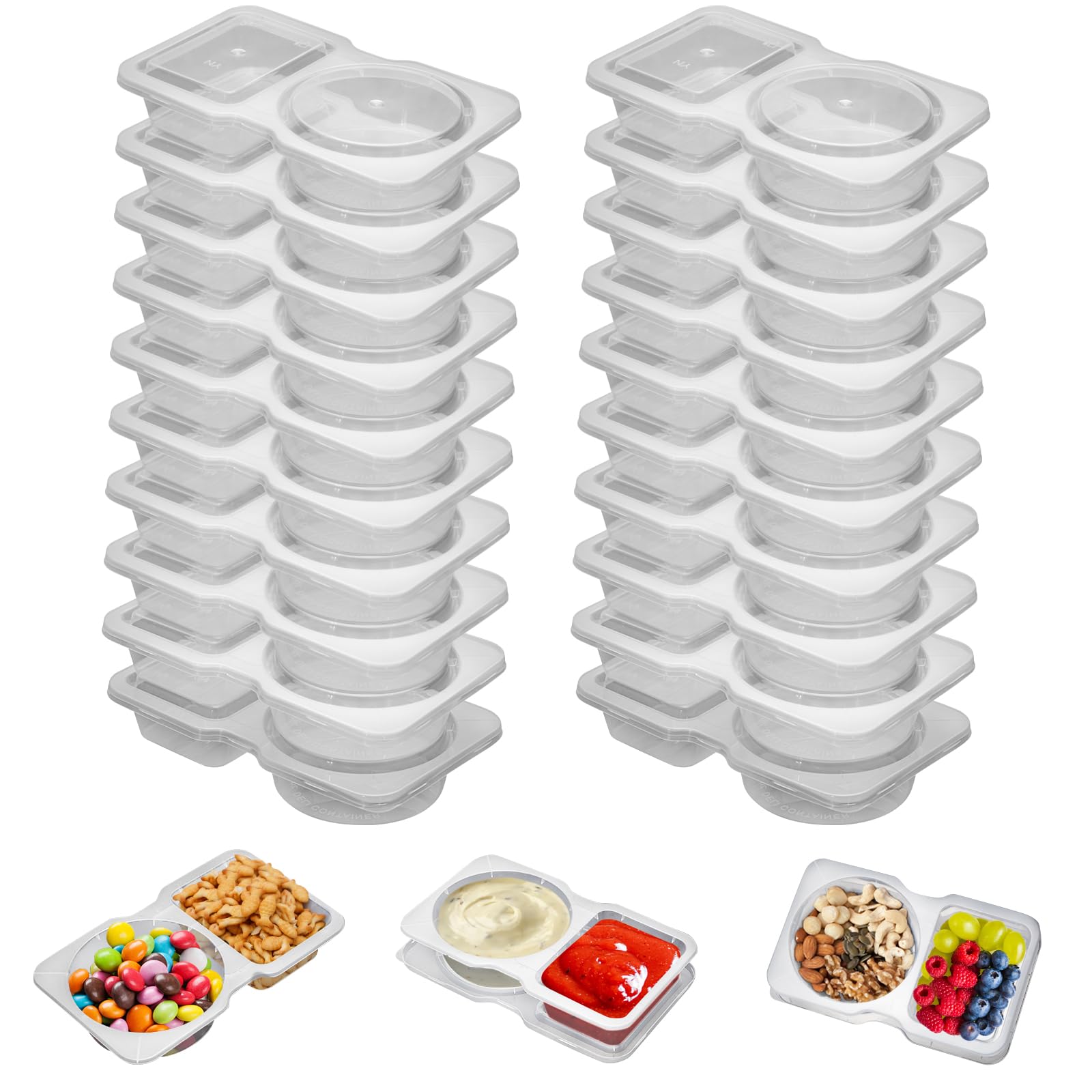 Wadah Saus Plastik Dapat Digun - Food Snacks For Picnic ulasan dan harga