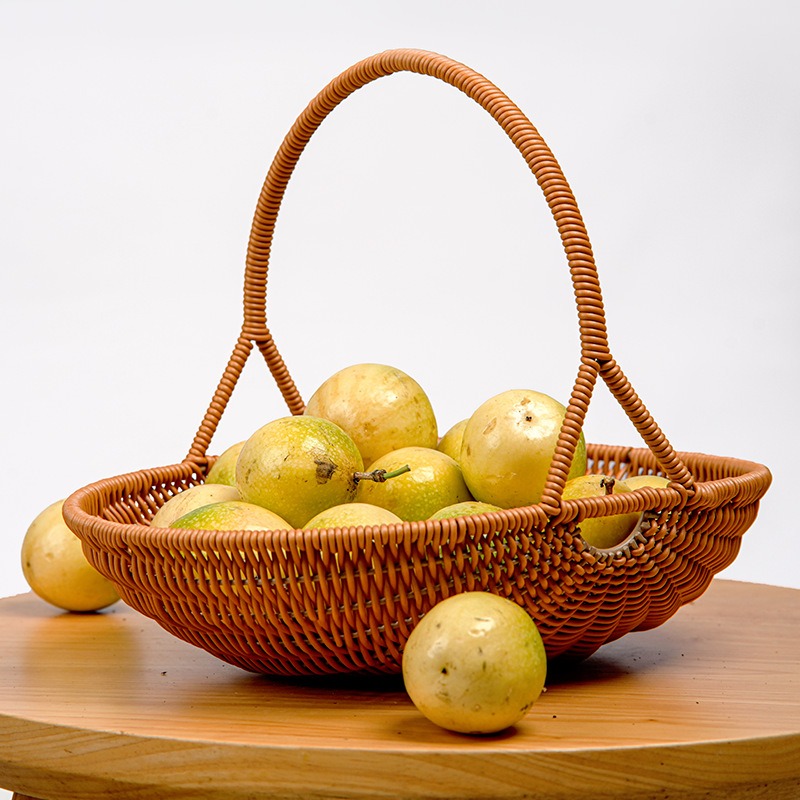 Keranjang Tangan Anyaman Rotan - Food Snacks For Picnic ulasan dan harga